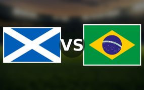 Banderas de Escocia y Brasil enfrentadas, pronóstico del Mundial 2026