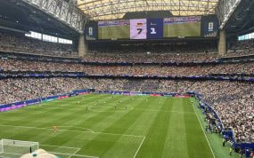 Partido del Mundial 2026 en un estadio