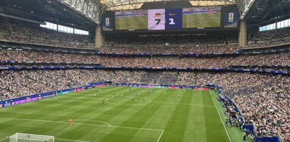 Partido del Mundial 2026 en un estadio