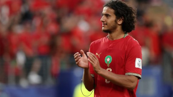 El joven de Marruecos Ayyoub Bouaddi, una de las sensaciones del Mundial 2026.