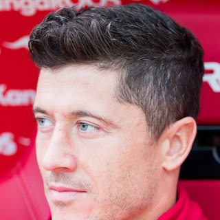 Retrato de Robert Lewandowski