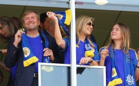 La familia real neerlandesa, animando en las gradas a la selección de Curazao durante el Mundial 2026.