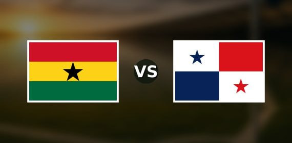 Banderas de Ghana y Panamá enfrentadas sobre un campo de fútbol difuminado, pronóstico del Mundial 2026