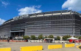El MetLife Stadium de Nueva Jersey, sede de la final del Mundial 2026, en una vista exterior de su fachada