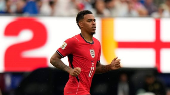 Morgan Rogers, en acción con Inglaterra en el partido ante Panamá de la fase de grupos del Mundial 2026.