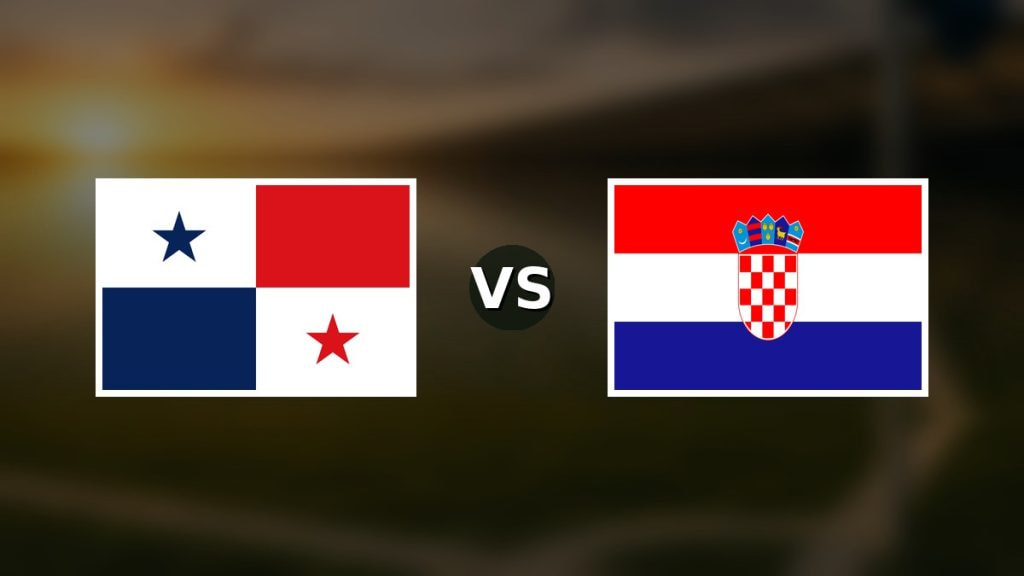 Banderas de Panamá y Croacia enfrentadas sobre un campo de fútbol difuminado, pronóstico del Mundial 2026