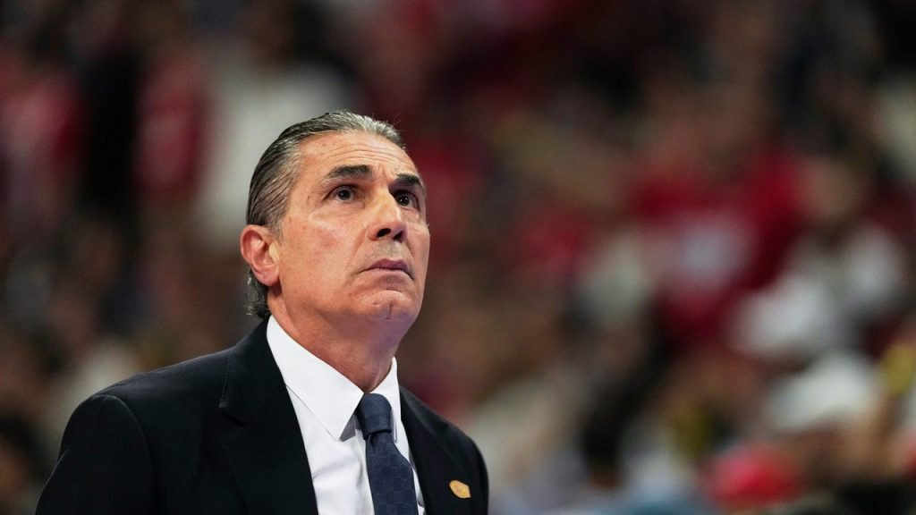 Sergio Scariolo durante la final de la Euroliga 2026 entre el Real Madrid y Olympiacos.