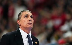 Sergio Scariolo durante la final de la Euroliga 2026 entre el Real Madrid y Olympiacos.