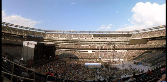El MetLife Stadium durante un concierto; allí se celebrará el primer show de descanso de una final del Mundial