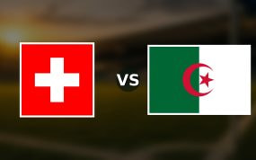 Banderas de Suiza y Argelia enfrentadas, pronóstico de los octavos del Mundial 2026