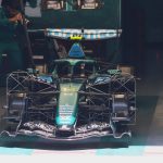 El Aston Martin AMR26 en pista durante el Gran Premio de China de 2026