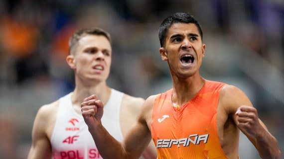 Attaoui: récord de España y bronce mundial en el 800