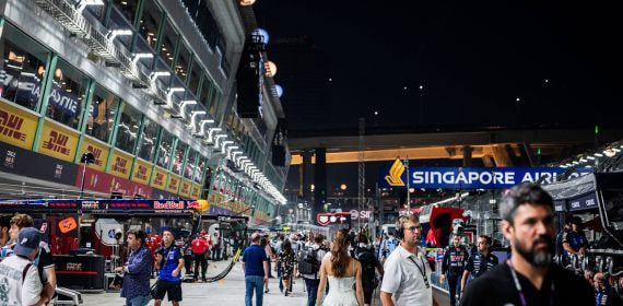 Pit Lane, Marina Bay, Singapor, F1, 2026