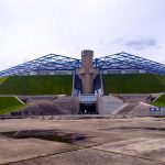 Vista exterior del Accor Arena de París, el pabellón que acoge la velada de la UFC