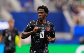 Jonathan David, en acción durante el partido entre Canadá y Sudáfrica de dieciseisavos de final del pasado Mundial 2026.