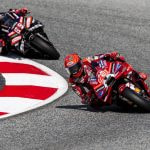 Marc Márquez y Jorge Martín toman una curva durante el Gran Premio de Austria de la temporada de MotoGP 2026.