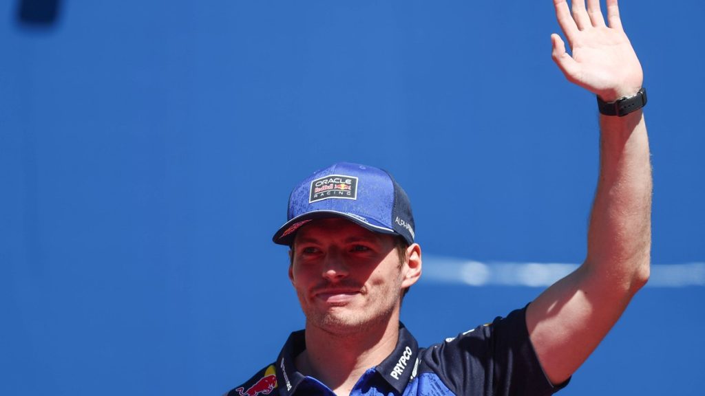 Max Verstappen con el Red Bull en el Gran Premio de España disputado en el Madring