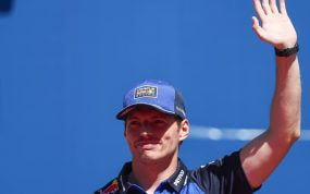 Max Verstappen con el Red Bull en el Gran Premio de España disputado en el Madring