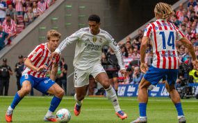 bloque bajo, rodeado, equipo defendió, Atlético de Madrid, Diego Simeone, Real Madrid, Jude Bellingham