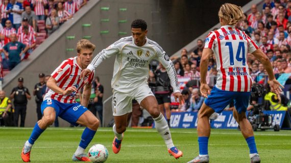 bloque bajo, rodeado, equipo defendió, Atlético de Madrid, Diego Simeone, Real Madrid, Jude Bellingham