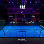 Competition Padel Court used for Premier Padel P2, with Star Points and Tie Breaks.