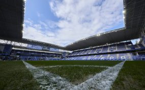 Carlos Tartiere Stadium in Oviedo and home of Real Oviedo