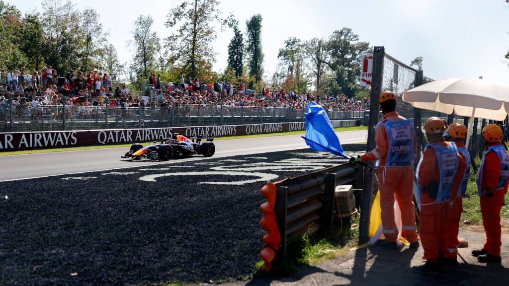 F1, bandera azul, comisarios, Gran Premio de Italia, 2026