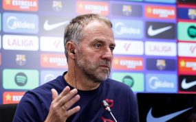 Hansi Flick, Entrenador de Barcelona, previa, Getafe, LaLiga
