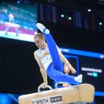 Ignacio Yockers, caballo con arcos, gimnasia
