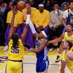goaltending, tapón, NBA, Lakers, Warriors