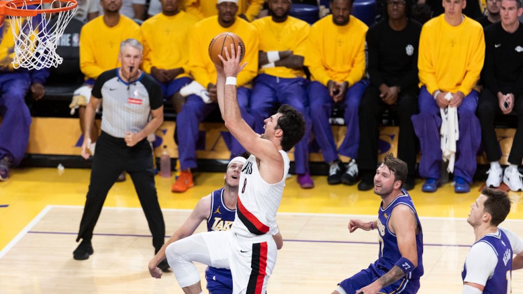 NBA, Deni Avdija, Luka Doncic, Portland Trail Blazers, LA Lakers