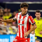 Rafa Llorente, con el balón controlado, en un partido de Leagues Cup entre su equipo, el Atlético San Luis, y el Nashville SC disputado en el estadio del club estadounidense.