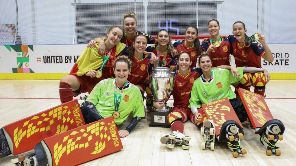 hockey sobre patines, Espana, campeonas, World Skate Games, Paraguay, 2026