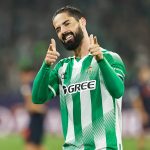 Isco Alarcón celebra el tanto de la victoria por 1-0 en el partido entre el Real Betis y el Feyenoord en la Champions League 2026/27.