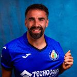 Dani Carvajal durante su presentación como nuevo futbolista del Getafe CF.